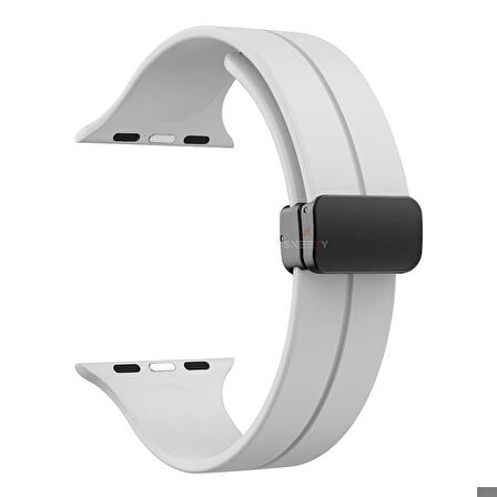 Apple Watch 38mm 40mm 41mm Seri 1 2 3 4 5 6 7 8 Se Uyumlu Coastal Manyetik Tokalı Silikon Kordon