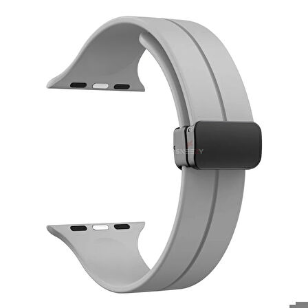Apple Watch 38mm 40mm 41mm Seri 1 2 3 4 5 6 7 8 Se Uyumlu Coastal Manyetik Tokalı Silikon Kordon