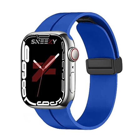 Apple Watch 38mm 40mm 41mm Seri 1 2 3 4 5 6 7 8 Se Uyumlu Coastal Manyetik Tokalı Silikon Kordon