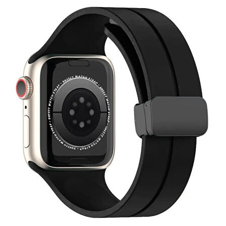 Apple Watch 38mm 40mm 41mm Seri 1 2 3 4 5 6 7 8 Se Uyumlu Coastal Manyetik Tokalı Silikon Kordon