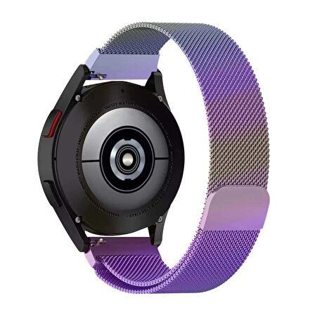 Huawei Watch GT 3 Elegant – Active 42mm Uyumlu 20mm Woven Wire Metal Hasır Kordon