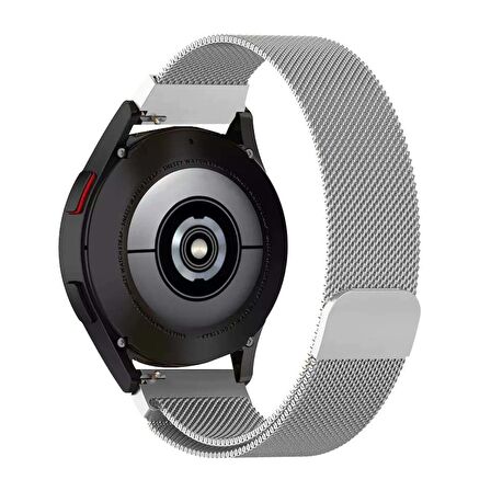 Huawei Watch GT 3 Elegant – Active 42mm Uyumlu 20mm Woven Wire Metal Hasır Kordon