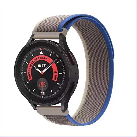 Sneezy Samsung Galaxy Watch 4 uyumlu 40-42-44-46mm 20mm Wander Trail Loop Kordon