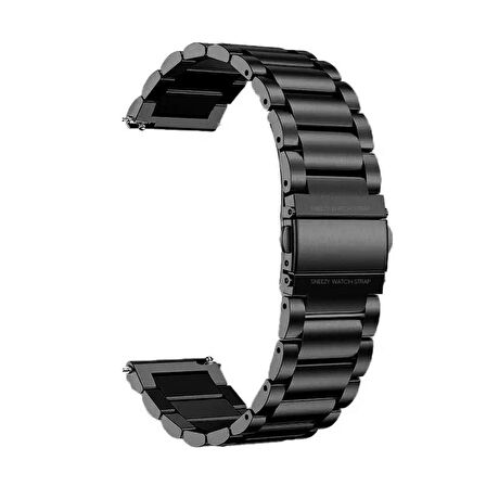 Sneezy Samsung Galaxy Watch Active  2 uyumlu 44mm-40mm 20mm Ironweft Döküm Çelik Metal Kordon