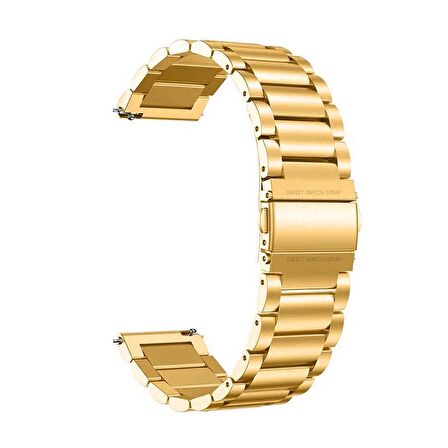 Huawei Watch GT 3 Elegant – Active 42mm Uyumlu 20mm Ironweft Döküm Çelik Metal Kordon