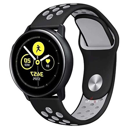 Sneezy Samsung Galaxy Watch 5 uyumlu 40-44mm 20mm FlexAir Supreme Silikon Kordon