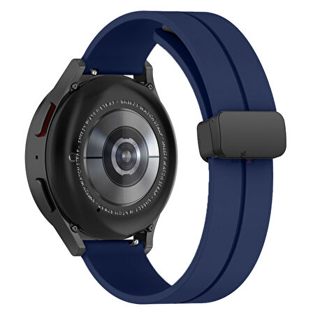 Huawei Watch GT 3 Elegant – Active 42mm Uyumlu 20mm Coastal Manyetik Tokalı Silikon Kordon