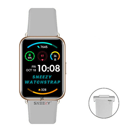 Huawei Watch Fit 2 Uyumlu PureLux Soft Silikon Kordon