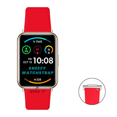 Huawei Watch Fit 2 Uyumlu PureLux Soft Silikon Kordon