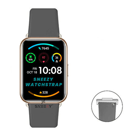 Huawei Watch Fit 2 Uyumlu PureLux Soft Silikon Kordon