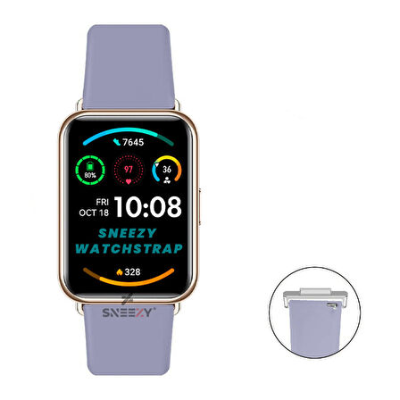 Huawei Watch Fit 2 Uyumlu PureLux Soft Silikon Kordon