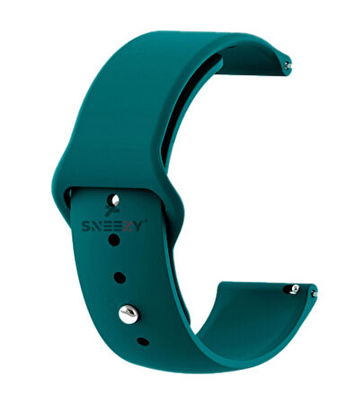 Samsung Galaxy Watch 5 40-44mm Uyumlu 20mm PureLux Soft Silikon Kordon