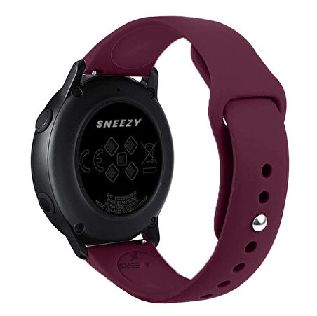 Huawei Watch GT 2 Elegant-Classic 42mm Uyumlu 20mm PureLux Soft Silikon Kordon