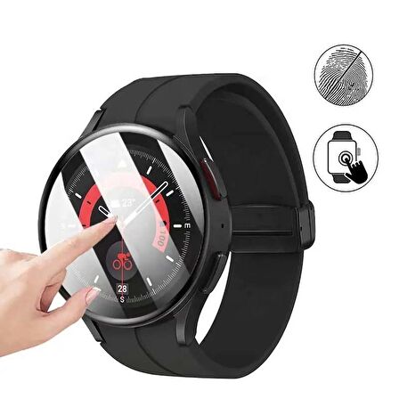 Samsung Galaxy Watch 5 Pro 45mm Uyumlu Polymer Nano 0.5 mm Watch Ekran Koruyucu