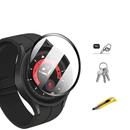 Samsung Galaxy Watch 5 Pro 45mm Uyumlu Polymer Nano 0.5 mm Watch Ekran Koruyucu