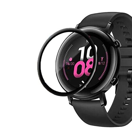 Huawei Watch Gt2 42mm Uyumlu Polymer Nano 0.5 mm Watch Ekran Koruyucu