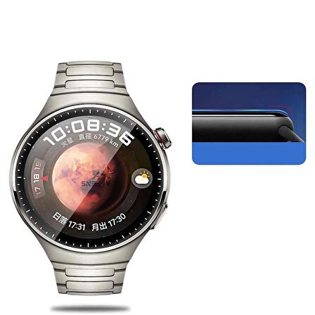 Huawei Watch 4 Pro Uyumlu Polymer Nano 0.5 mm Watch Ekran Koruyucu