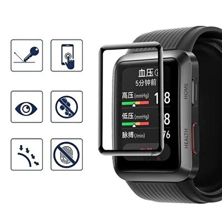 Huawei Watch D Uyumlu Polymer Nano 0.5 mm Watch Ekran Koruyucu