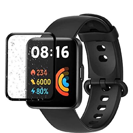 Xiaomi RedMi Watch 2 Lite Uyumlu Polymer Nano 0.5 mm Watch Ekran Koruyucu