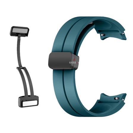 Samsung Galaxy Watch 6 40 43 44 47mm Uyumlu Kavisli Coastal Manyetik Tokalı Silikon Kordon