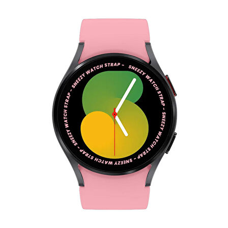 Samsung Galaxy Watch 6 40 43 44 47mm Uyumlu Orjinal Tasarım Kavisli PureLux Silikon Kordon