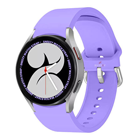 Samsung Galaxy Watch 6 40 43 44 47mm Uyumlu Orjinal Tasarım Kavisli PureLux Silikon Kordon