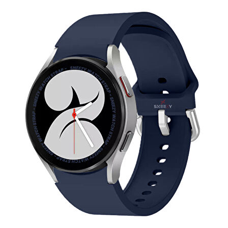 Samsung Galaxy Watch 6 40 43 44 47mm Uyumlu Orjinal Tasarım Kavisli PureLux Silikon Kordon
