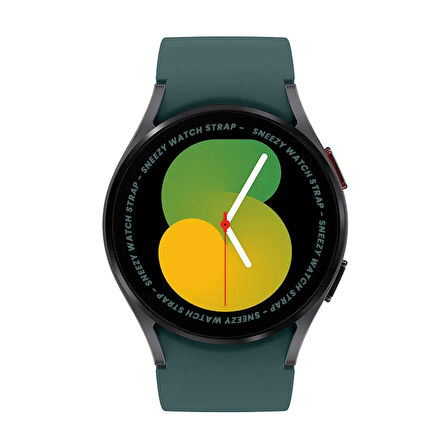 Samsung Galaxy Watch 6 40 43 44 47mm Uyumlu Orjinal Tasarım Kavisli PureLux Silikon Kordon