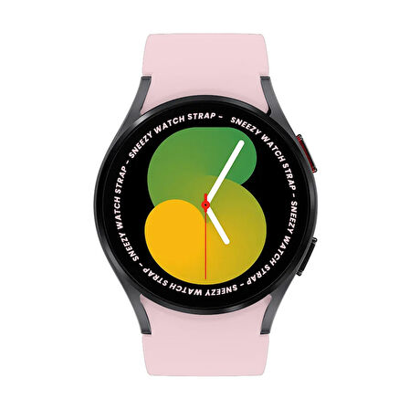 Samsung Galaxy Watch 6 40 43 44 47mm Uyumlu Orjinal Tasarım Kavisli PureLux Silikon Kordon