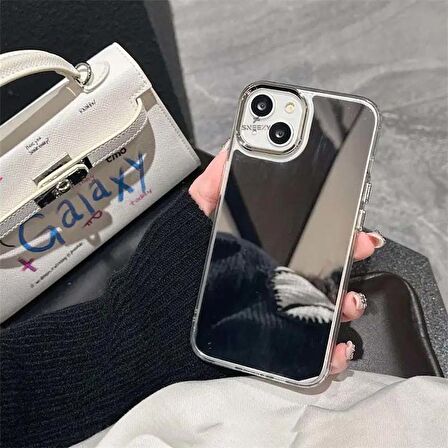 Sneezy İphone 12 Pro İle Uyumlu Clarus Arkası Ayna Detaylı Kapak