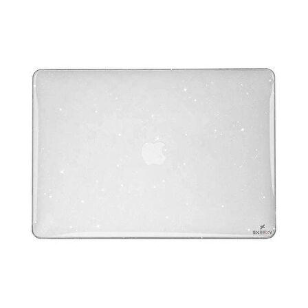 Sneezy Macbook Air 2022 13,6 İnç M2 Çip A2681 İle Uyumlu Parlak Diamond Dust Simli Kılıf