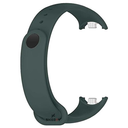 Sneezy Mİ Band 8 İle Uyumlu PureLux Soft Silikon Kordon