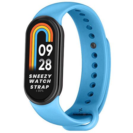 Sneezy Mİ Band 8 İle Uyumlu PureLux Soft Silikon Kordon
