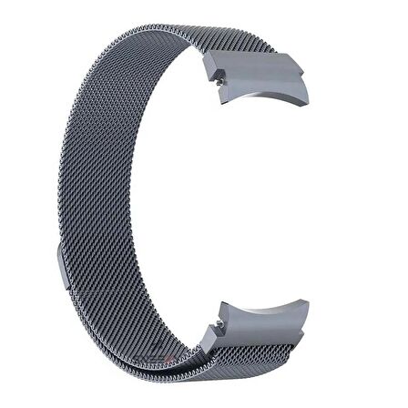Sneezy Samsung Galaxy Watch 5 40 44 5 Pro 45mm Uyumlu Kavisli Woven Wire Metal Tasarım Kordon