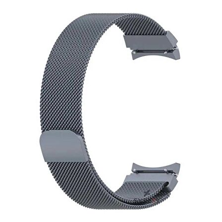 Sneezy Samsung Galaxy Watch 5 40 44 5 Pro 45mm Uyumlu Kavisli Woven Wire Metal Tasarım Kordon