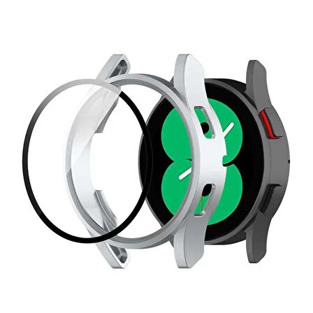 Sneezy Samsung Galaxy Watch 4 44mm PC Sert Kasa Ve Ekran Koruyucu