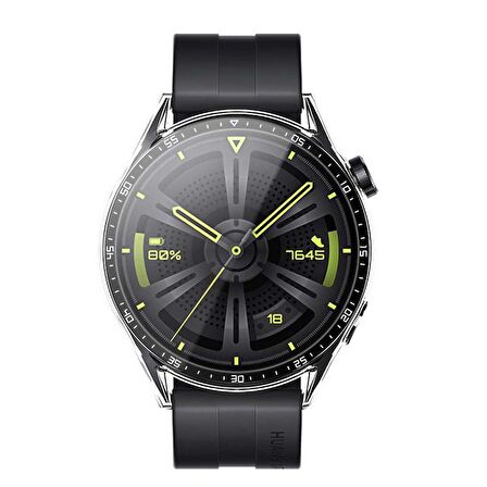 Sneezy Huawei Watch Gt3 46mm PC Sert Kasa Ve Ekran Koruyucu