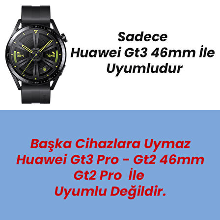Sneezy Huawei Watch Gt3 46mm PC Sert Kasa Ve Ekran Koruyucu