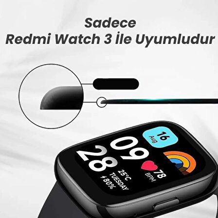Sneezy Xiaomi Redmi Watch 3 İle Uyumlu Polymer Temperli Nano 0.5 mm Watch Ekran Koruyucu