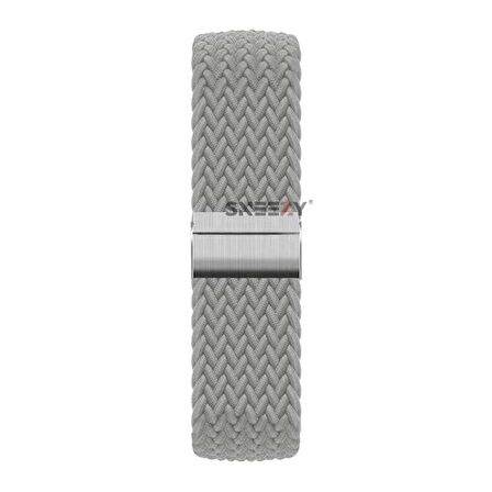 Sneezy Apple Watch 42-44-45-49mm İle Uyumlu Metal Klips Solo Fiberlink Örgü Kordon