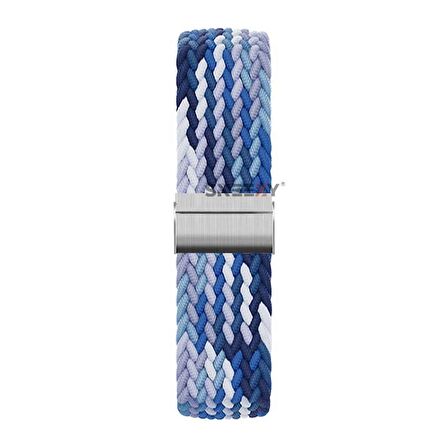 Sneezy Apple Watch 42-44-45-49mm İle Uyumlu Metal Klips Solo Fiberlink Örgü Kordon