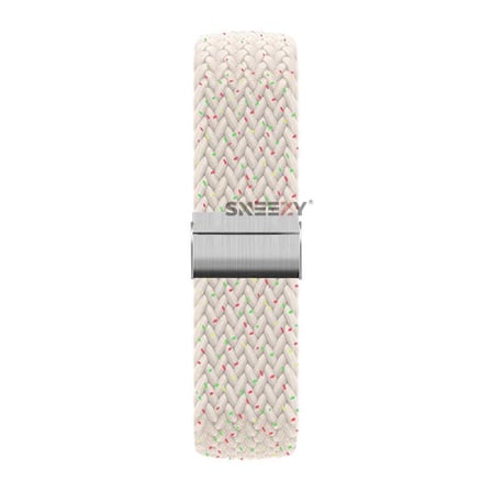 Samsung Galaxy Watch 46mm R800 Watch 3 45mm R840 22mm Uyumlu Metal Klips Solo Fiberlink Örgü Kordon