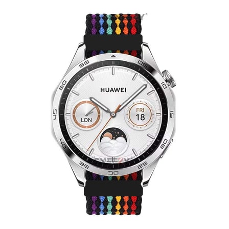 Huawei Watch GT2 Elite-Sport-Classic 46mm-GT2 Pro 22mm Uyumlu Metal Klips Solo Fiberlink Örgü Kordon