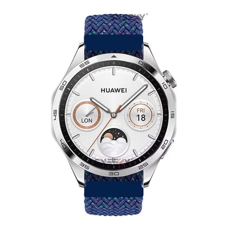 Huawei Watch 3 Elite-Classic 46mm-Watch 3 Pro 22mm Uyumlu Metal Klips Solo Fiberlink Örgü Kordon