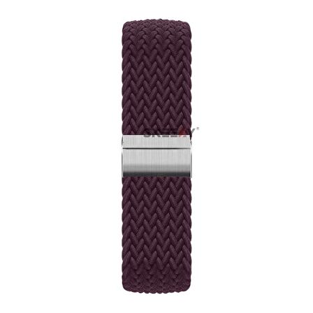 Sneezy Samsung Galaxy Watch Active Active 2 44mm-40mm 20mm Metal Klips Solo Fiberlink Örgü Kordon