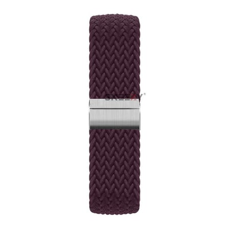 Sneezy Samsung Galaxy Watch 5 Pro R-920 İle Uyumlu 20mm Metal Klips Solo Fiberlink Örgü Kordon