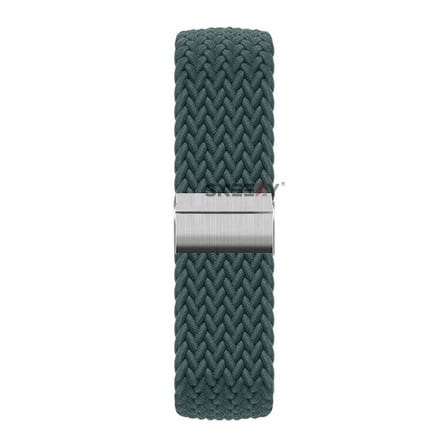 Sneezy Samsung Galaxy Watch 4 40-42-44-46mm Uyumlu 20mm Metal Klips Solo Fiberlink Örgü Kordon