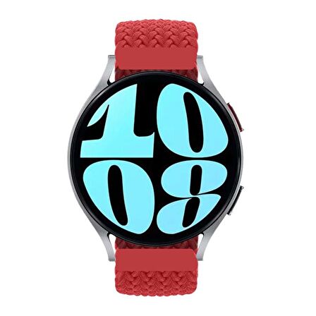 Sneezy Huawei Watch GT 3 Elegant Active 42mm Uyumlu 20mm Metal Klips Solo Fiberlink Örgü Kordon