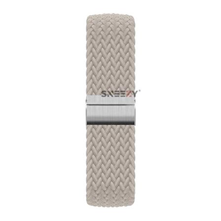 Sneezy Huawei Watch GT 3 Elegant Active 42mm Uyumlu 20mm Metal Klips Solo Fiberlink Örgü Kordon