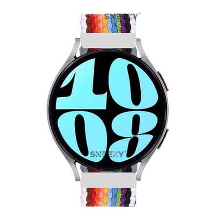 Sneezy Huawei Watch GT 2 Elegant-Classic 42mm Uyumlu 20mm Metal Klips Solo Fiberlink Örgü Kordon